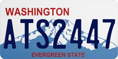 WA license plate ATS2447