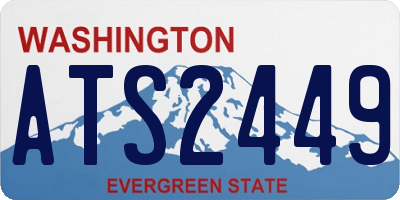 WA license plate ATS2449