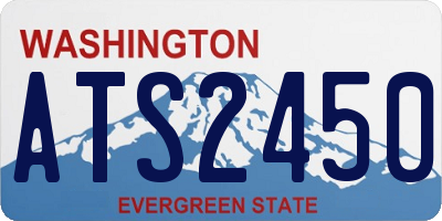WA license plate ATS2450