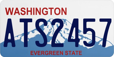 WA license plate ATS2457