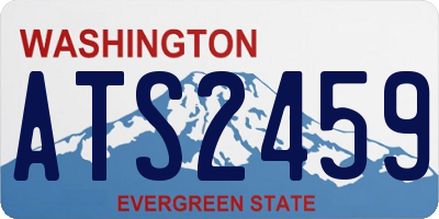 WA license plate ATS2459