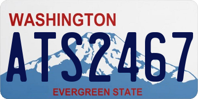 WA license plate ATS2467