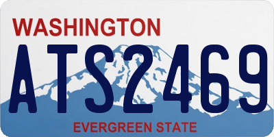 WA license plate ATS2469