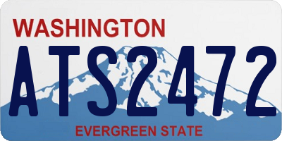 WA license plate ATS2472