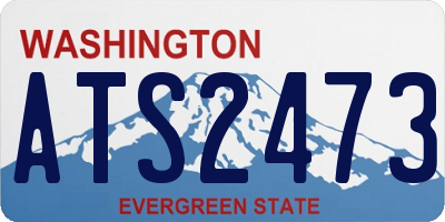 WA license plate ATS2473
