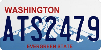 WA license plate ATS2479