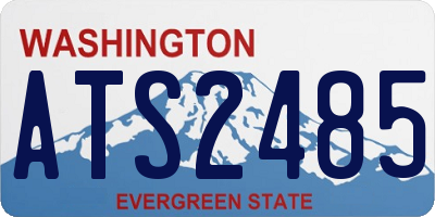 WA license plate ATS2485