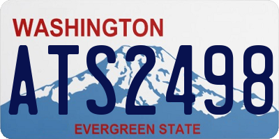 WA license plate ATS2498