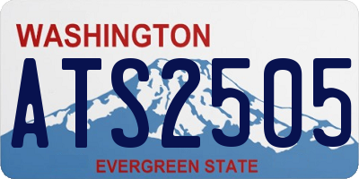 WA license plate ATS2505