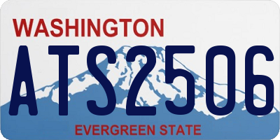 WA license plate ATS2506