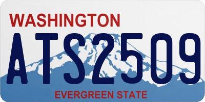 WA license plate ATS2509