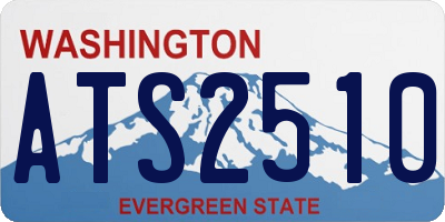 WA license plate ATS2510