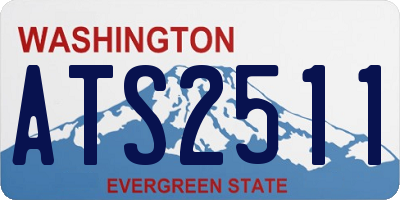 WA license plate ATS2511