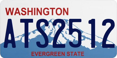 WA license plate ATS2512
