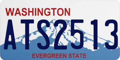 WA license plate ATS2513