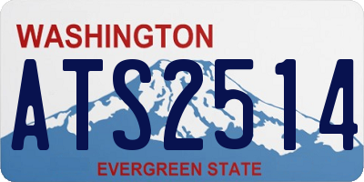 WA license plate ATS2514