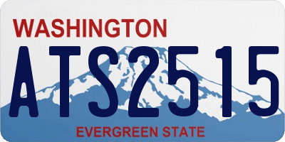 WA license plate ATS2515