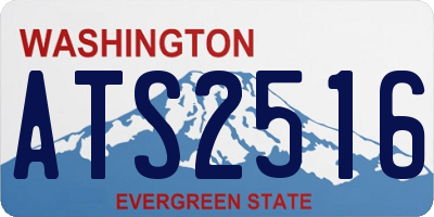 WA license plate ATS2516