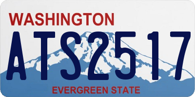 WA license plate ATS2517