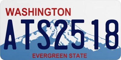 WA license plate ATS2518