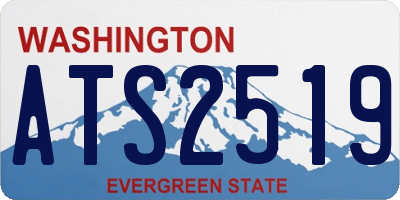 WA license plate ATS2519