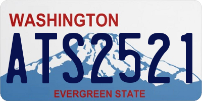 WA license plate ATS2521