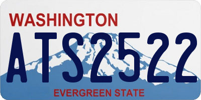 WA license plate ATS2522
