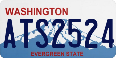 WA license plate ATS2524