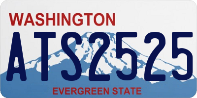 WA license plate ATS2525