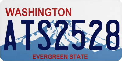 WA license plate ATS2528