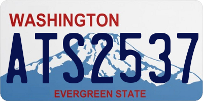 WA license plate ATS2537
