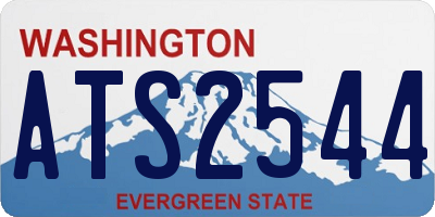 WA license plate ATS2544