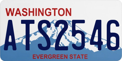 WA license plate ATS2546