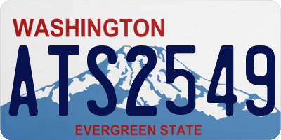WA license plate ATS2549