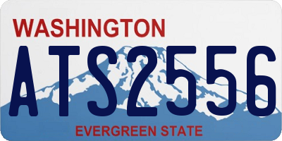 WA license plate ATS2556