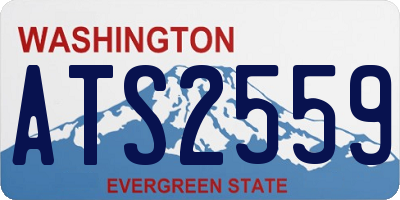 WA license plate ATS2559