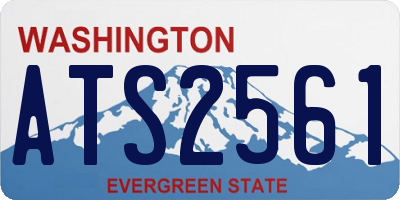 WA license plate ATS2561
