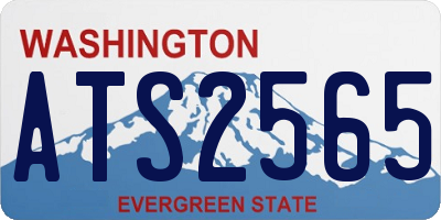WA license plate ATS2565