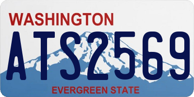 WA license plate ATS2569
