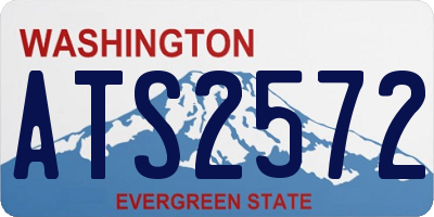 WA license plate ATS2572