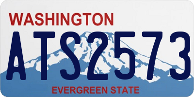 WA license plate ATS2573