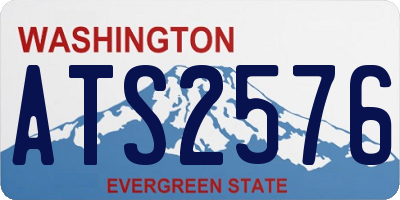 WA license plate ATS2576