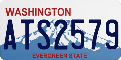 WA license plate ATS2579