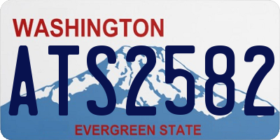 WA license plate ATS2582