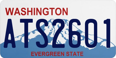 WA license plate ATS2601