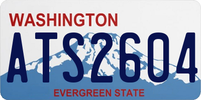 WA license plate ATS2604
