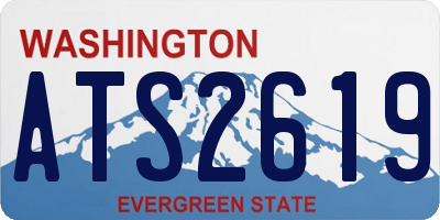 WA license plate ATS2619