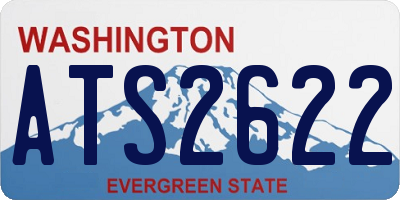 WA license plate ATS2622