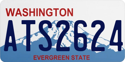 WA license plate ATS2624