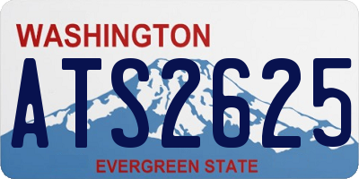 WA license plate ATS2625